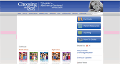 Desktop Screenshot of choosingthebest.com